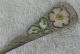 Campbell Metcalf Silver Company Sterling Teaspoon W Enamel Flower Other photo 1