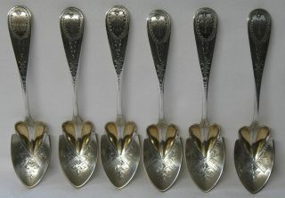 Peter L.  Krider & Co.  Sterling Silver Dessert Spoon Philadelphia Pa 1870 - 1903 photo