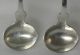 Albert Wakefield Coin Silver Master Salt Spoon Great Falls Nh 1845 - 67 Set Of 2 Other photo 1