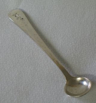 Gorham Plain Sterling Silver Master Salt Spoon photo