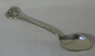 Sterling Silver Egyptian Scarab Demitasse Spoon photo