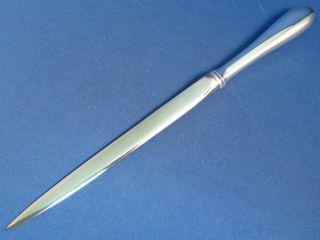 Plain Handle Sterling Web Letter Opener - New Still In Wrap photo