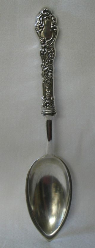 Gorham Sterling Silver Hollow Handle Serving Spoon photo