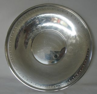 Gorham Sterling Silver Stepped Tray Plate Charger No Mono photo