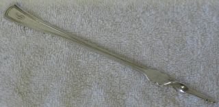 Virginia Dominick & Haff Sterling Silver Butter Pick Twisted Tine photo