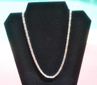 Sterling Silver Necklace - Bali Style Chain - Milor - Italy - (19 3/4 Inches) photo