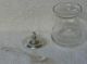 Webster And Company Sterling Salt Pot With Lid Etched Glass Other photo 1