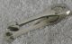 Merrill Shops Sterling Silver Arts & Crafts Sugar Tongs Wishbone Heart Other photo 1
