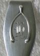 Merrill Shops Sterling Silver Arts & Crafts Sugar Tongs Wishbone Heart Other photo 5