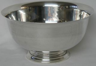 Ellmore Silver Co Sterling Silver Paul Revere Reproduction Bowl No Mono photo