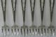 Gorham No 37 Sf Sterling Silver Cocktail Oyster Seafood Fork Set Of 6 Pierced Other photo 1