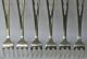 Gorham No 37 Sf Sterling Silver Cocktail Oyster Seafood Fork Set Of 6 Pierced Other photo 6