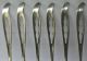 Gorham No 37 Sf Sterling Silver Cocktail Oyster Seafood Fork Set Of 6 Pierced Other photo 7