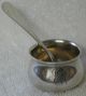 Dominick & Haff Sterling Silver Open Salt Cellar With Salt Spoon Other photo 2
