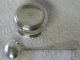 Dominick & Haff Sterling Silver Open Salt Cellar With Salt Spoon Other photo 3