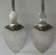 Ira Strong Towne Antique Coin Silver Teaspoon Montpelier Vt Set Of 2 Ist Other photo 3