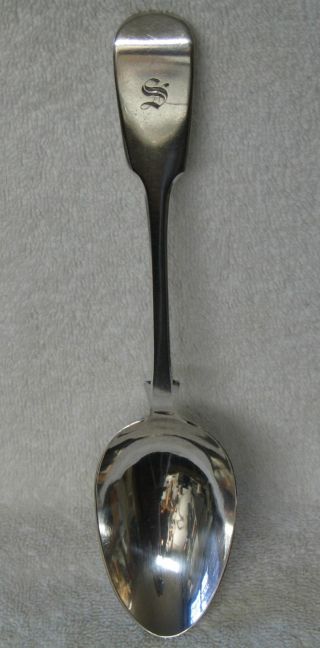 Savage Lyman & Co Sterling Tablespoon Serving Spoon Montreal Canada 1868 - 79 photo