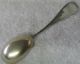 Coronet Knowles Sugar Spoon Sterling Silver Bright Cut Gold Wash Ornate Other photo 1