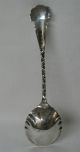 Whiting Peony No.  26 Sterling Silver Sugar Spoon Twisted Handle Aesthetic Other photo 5