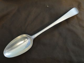 Feather Edge Table Spoon Sterling Silver Made In London 1773 - William Fearn photo