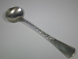 Antique Gorham Sterling Colonial Master Salt Spoon 3 - 5/8 