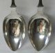 J Seymour & Co American Coin Silver Tablespoon Serving Spoon Set Of 2 Ny Other photo 1