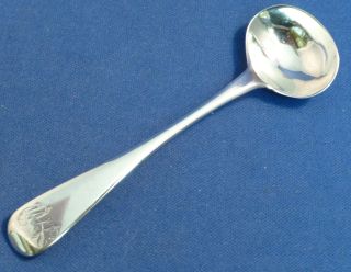 English Sterling Georgian Master Salt/condiment Spoon – 1814 photo