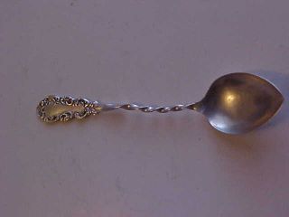 Vintage Unknown Maker Sterling Silver Salt/tea/sugar Spoon - 3 1/2 