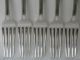 Crosby Morse & Foss Solid Sterling Silver Fork Beaded Set Of 5 Other photo 1