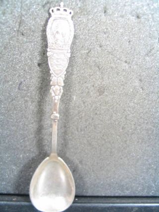 Sterling Vintage 1915 Christian Heise Denmark Souvenir Spoon 5 1/4 