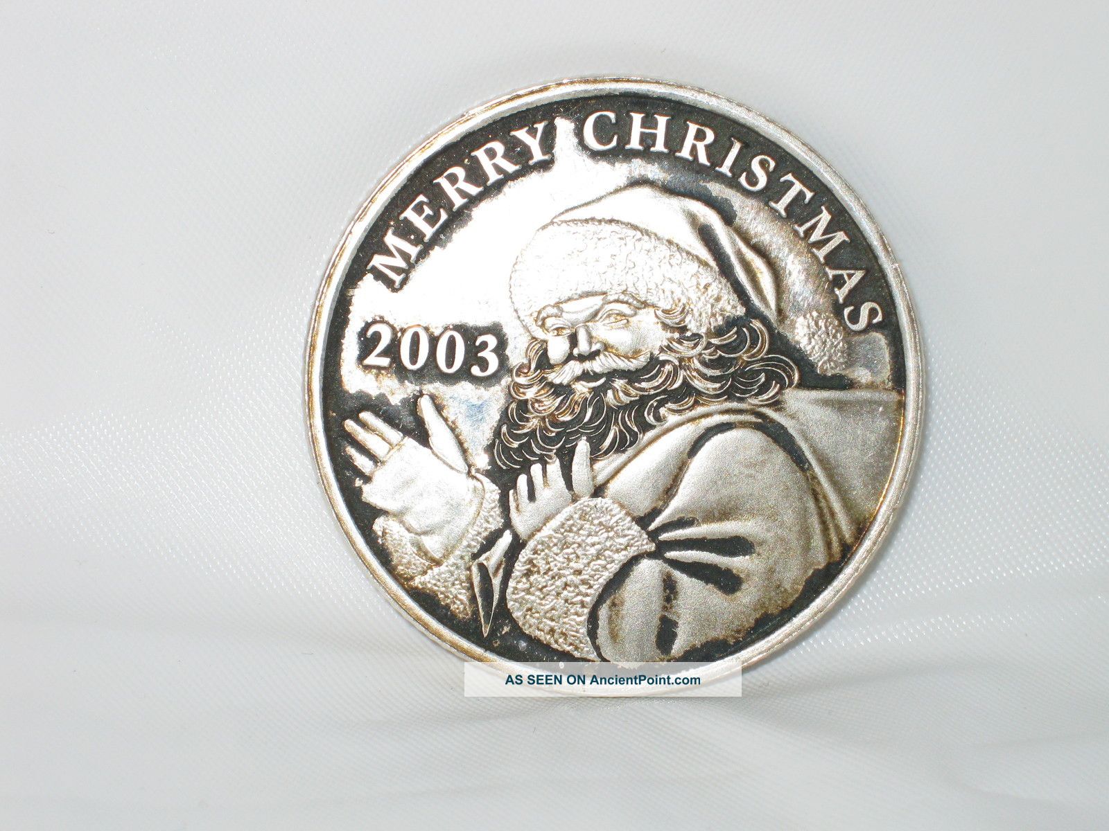 2003 Wendys - Wildwood Beverage Christmas Coin - Marked 