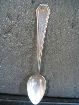 Whiting Sterling Lady Baltimore Demitasse Spoon 4 