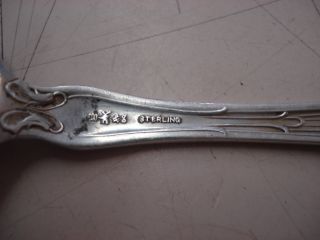 1 Sterling Silver Rw & S Spoon Great Cond.  No Monogram photo