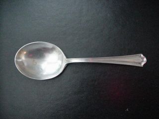 Sterling Silver Small Soup Spoon Mary Warren By Manchester photo