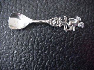 Sterling Silver Salt Spoon (angel Design) photo