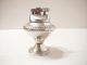 Vintage Sterling Silver Weighted Footed Table Top Cigarette Lighter 1930 - 1940s Other photo 2