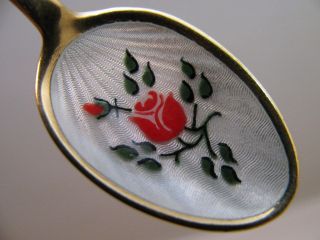 Holmsen Norway Sterling Silver Enamel 1 Spoon photo