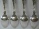 Lily Whiting Sterling Silver Teaspoon 5 ¾”l Set Of 4 C.  1902 Heavy Mks Other photo 5