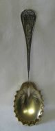 Wood & Hughes Cashmere Sterling Silver Fluted Berry Spoon C.  1878 Bright Cut Other photo 3