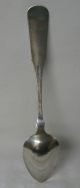 J Abbot Antique Coin Silver Tablespoon Serving Spoon Portsmouth Nh C.  1830 - 1840 Other photo 2