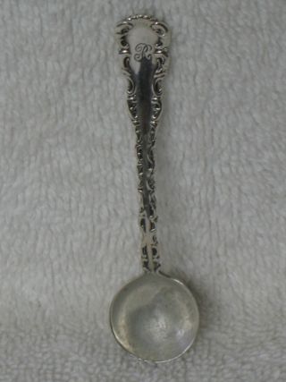 Louis Xv Whiting Sterling Silver Salt Spoon 2 ¾ photo