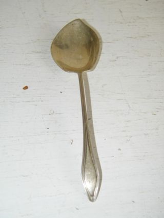 Antique Pat 1912 Sterling Silver Aspic Spoon Serving Monogram 5719 photo