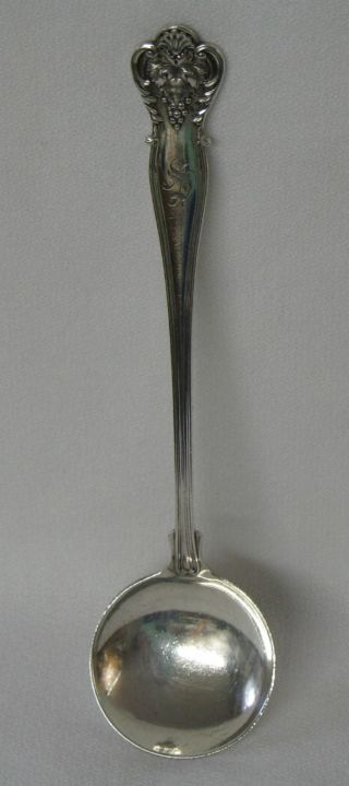 Durgin New Vintage Sterling Silver Mustard Condiment Ladle Spoon 1904 photo