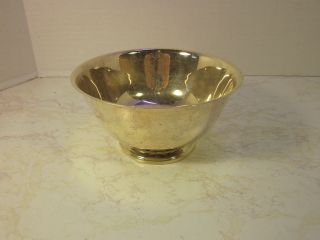 Oneida Made In America Silverplated Paul Revere Reproduction Bowl photo