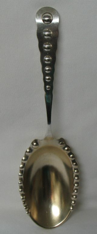 Dominick & Haff Sterling Silver Berry Spoon Art Deco photo