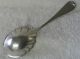 Knowles Sterling Silver Preserve Spoon Bright Cut Floral Rose Other photo 1