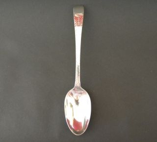 Hester Bateman Georgian Sterling Silver Old English Bright Cut Spoon 1783 photo