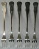 Kirk King Sterling Silver Cocktail Seafood Oyster Fork Set Of 5 Other photo 3