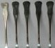Kirk King Sterling Silver Cocktail Seafood Oyster Fork Set Of 5 Other photo 5