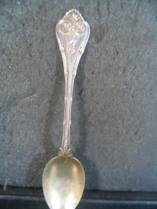 Sterling Whiting Empire Demitasse Spoon Mono G 4 
